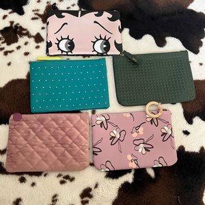 Lot Of 5 Ipsy Makeup Bags